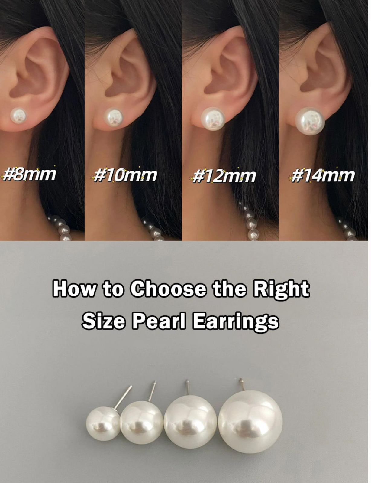 Natural pearl studs earrings sterling